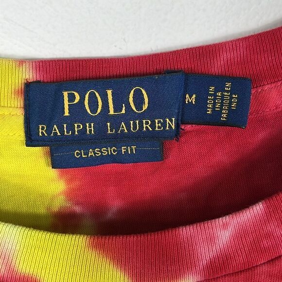 🔥🔥 POLO RALPH LAUREN Tie-Dye Designer Streetwear Tee Size Medium - PERFECT! - Picture 7 of 7